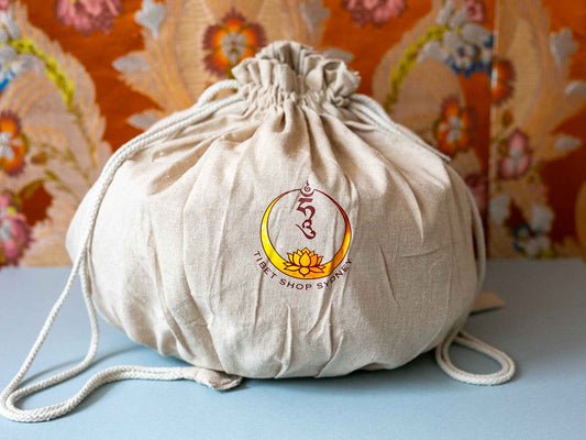 Raw Cotton Singing Bowl Bag (4 Sizes)