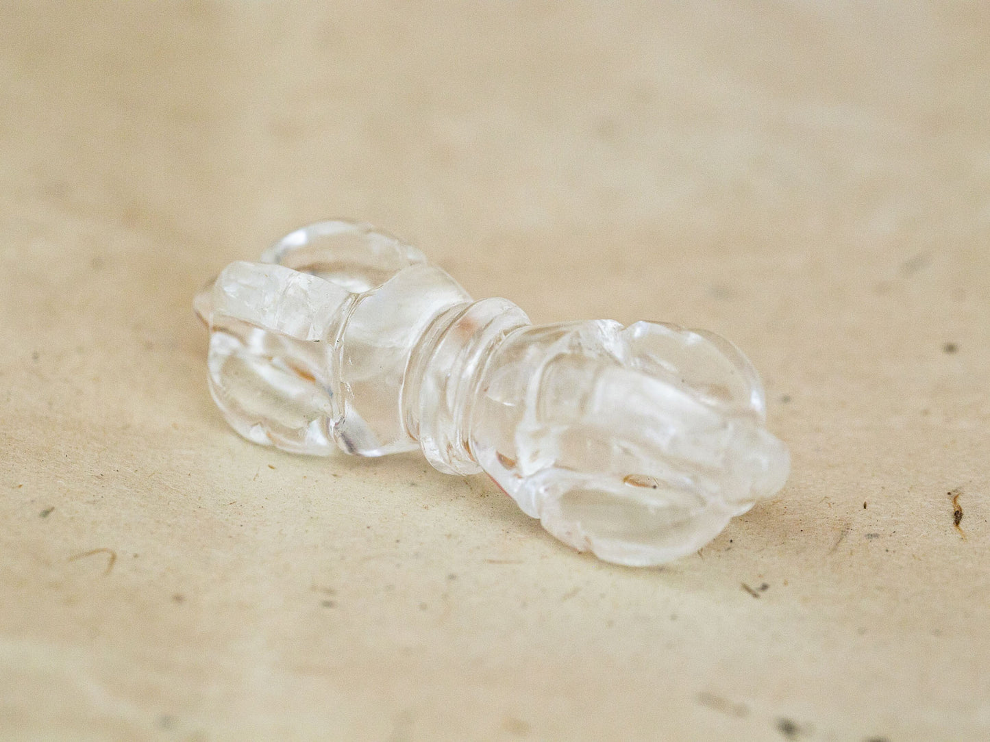 Small Super Clear Himalayan Quartz Crystal Vajra V2
