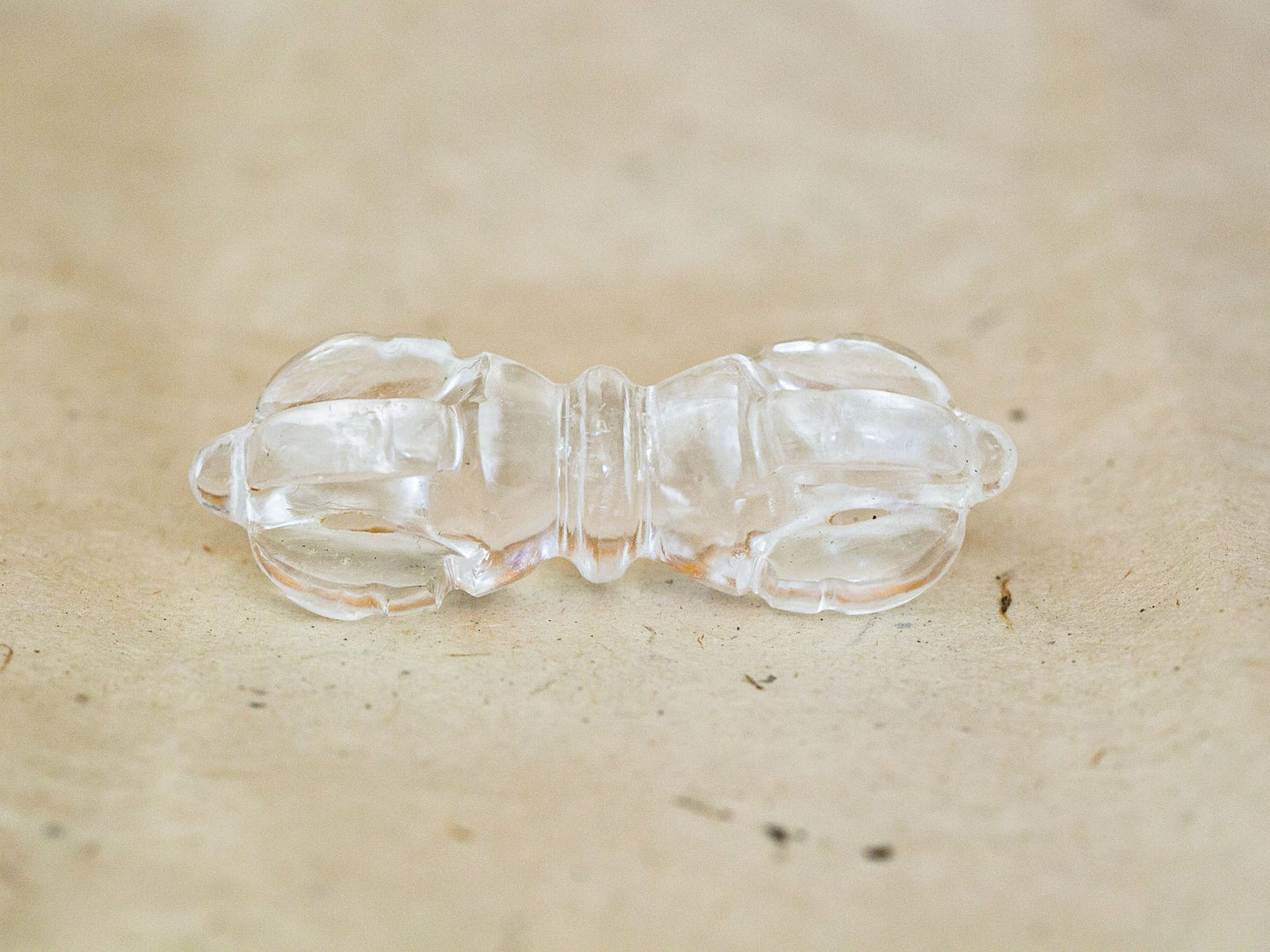 Small Super Clear Himalayan Quartz Crystal Vajra V2