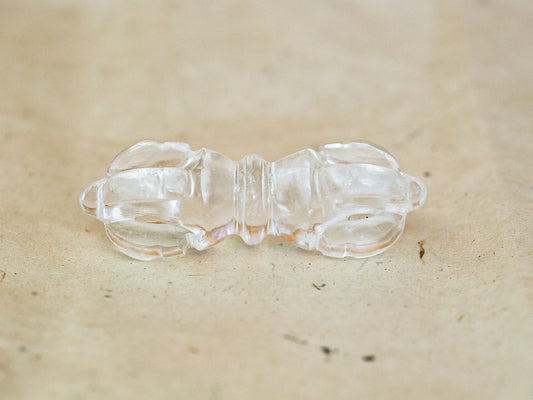 Small Super Clear Himalayan Quartz Crystal Vajra V2