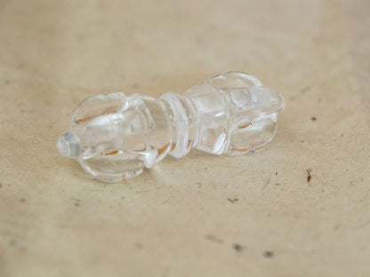 Small Super Clear Himalayan Quartz Crystal Vajra V2