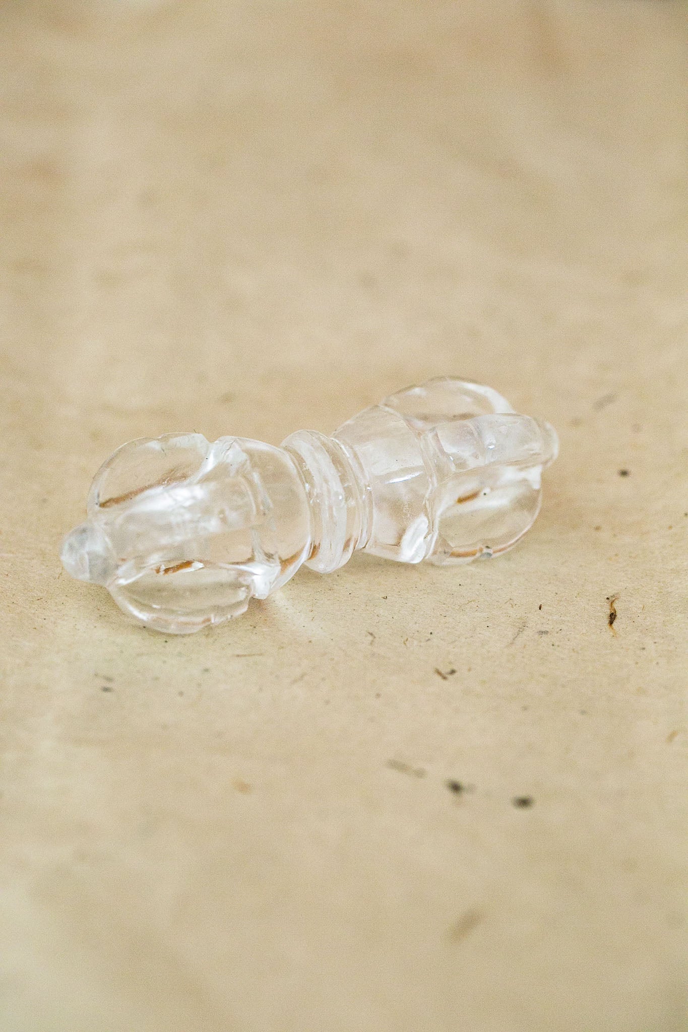 Small Super Clear Himalayan Quartz Crystal Vajra V2