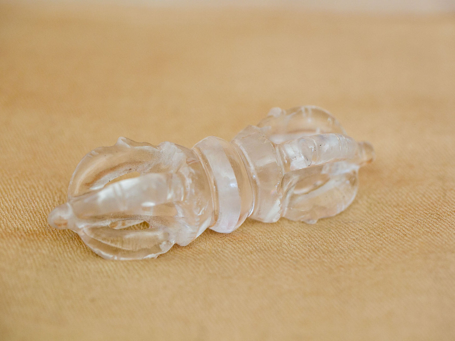 Medium Himalayan Quartz Crystal Vajra v1
