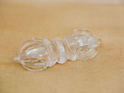 Medium Himalayan Quartz Crystal Vajra v1