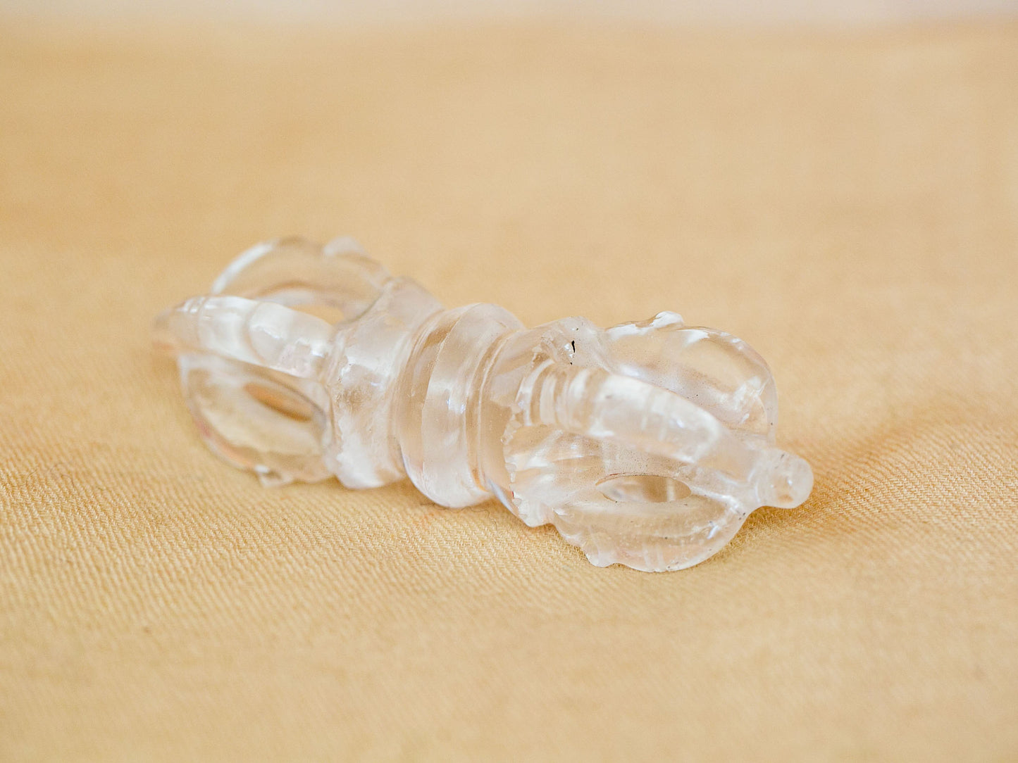 Medium Himalayan Quartz Crystal Vajra v1