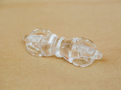 Small Super Clear Himalayan Quartz Crystal Vajra V4