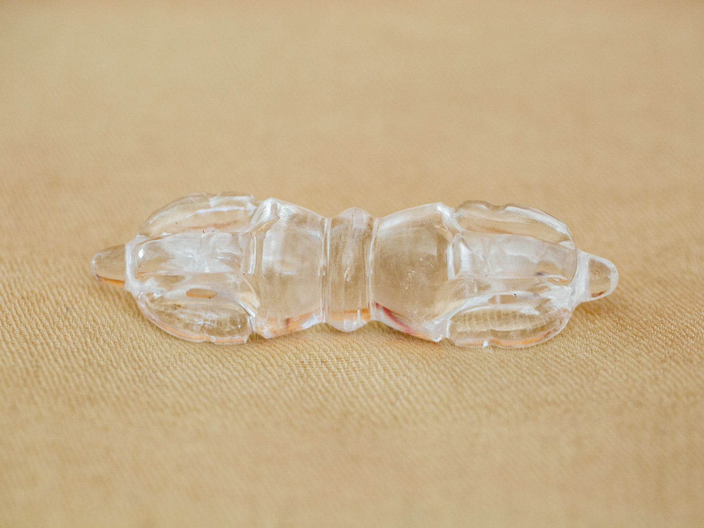 Small Super Clear Himalayan Quartz Crystal Vajra V3
