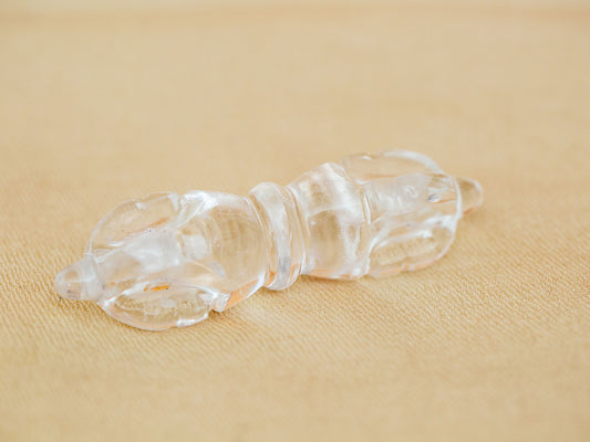 Small Super Clear Himalayan Quartz Crystal Vajra V3