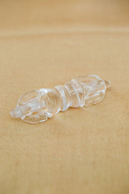 Small Super Clear Himalayan Quartz Crystal Vajra V3