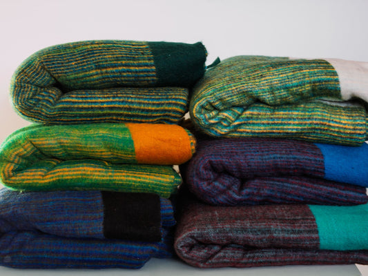 ‘Tibet’ Meditation Shawl Blanket - 6 Colours