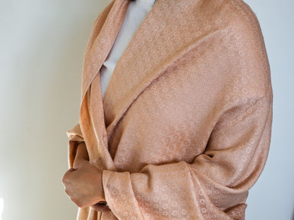 Cashmere and Silk Patterned Shawl (2 Shades)