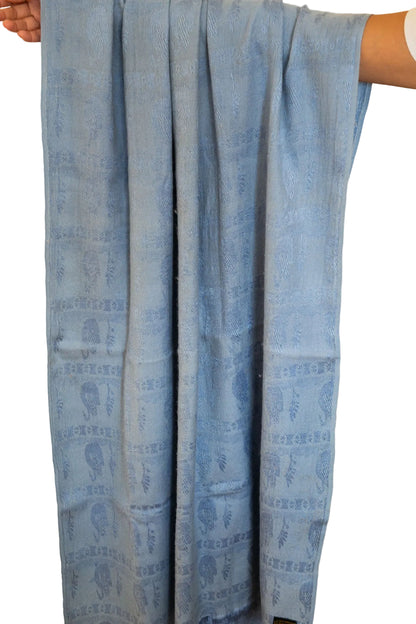Cashmere and Silk Patterned Shawl
