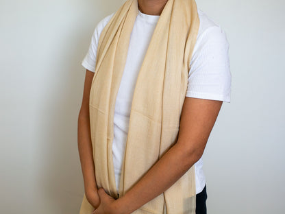 Cashmere and Silk Shawl (2 colours Blue & Butterscotch)
