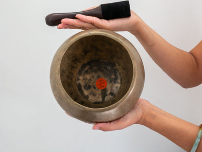 Collector's Buddha Singing Bowl - Base Note G#3 (212 Hz)