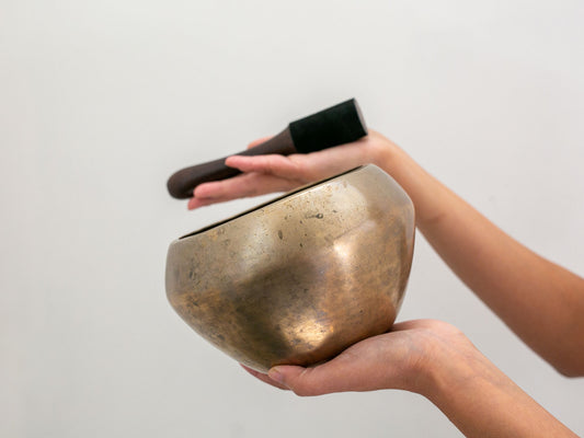 Collector's Buddha Singing Bowl - Base Note G#4 (416 Hz)
