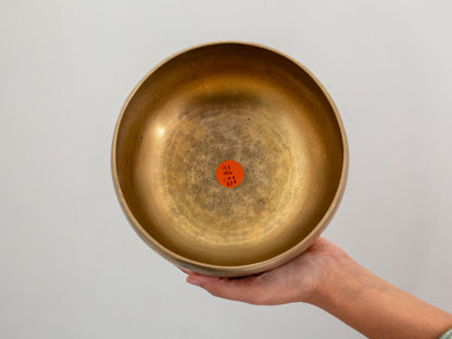 Tara Singing Bowl (thick rim) - Base Note G3 (196 Hz)