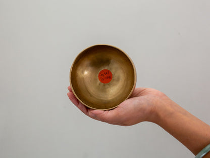Hand Hammered Moon Singing Bowl - Base Note C#5 562 Hz