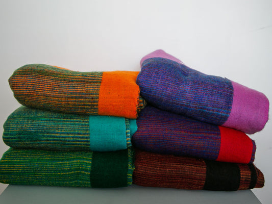 ‘Tibet’ Meditation Shawl Blanket - 6 Colours
