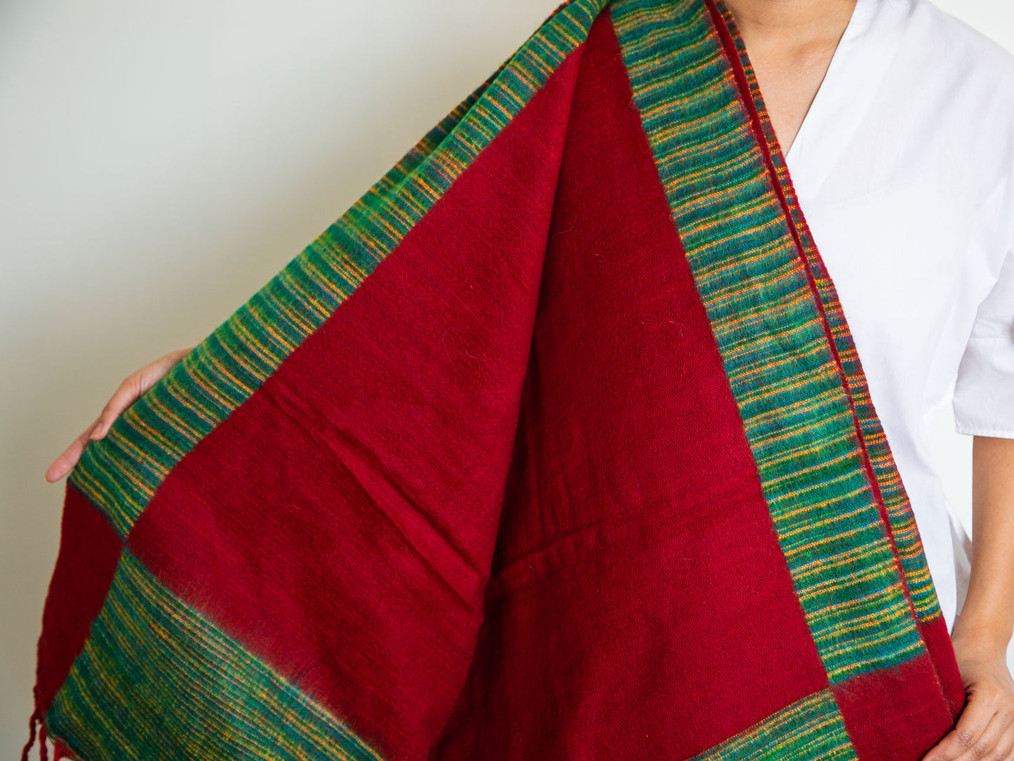 ‘Tibet’ Meditation Shawl Blanket - 3 Colours