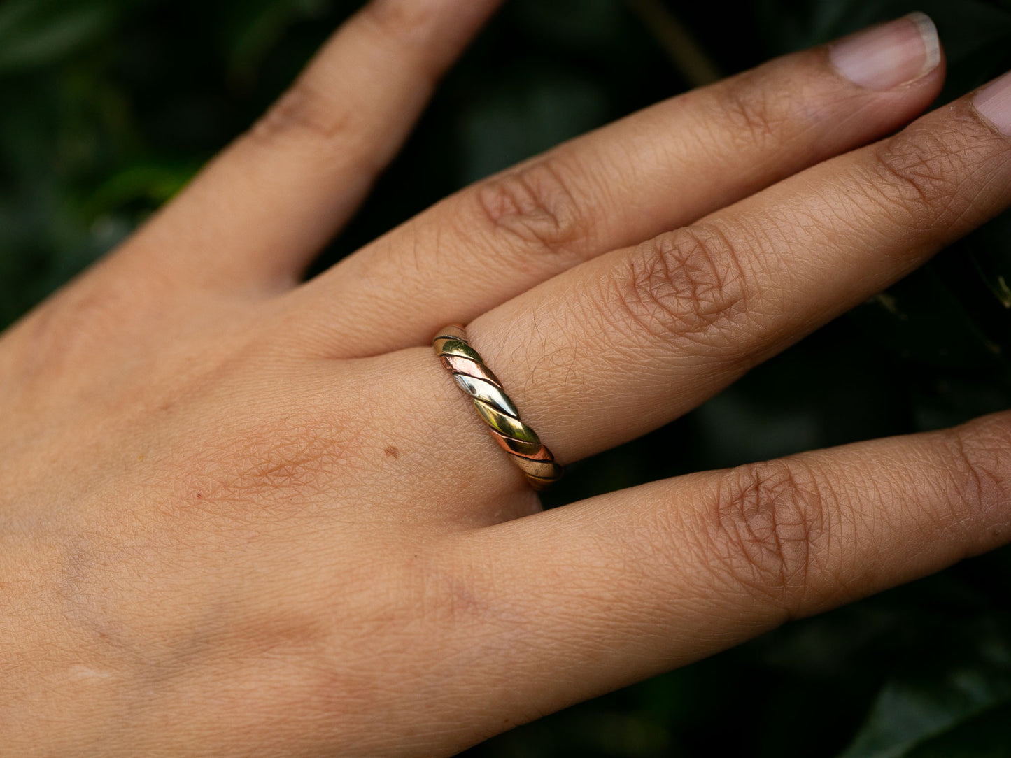 Three Metal Cuff Ring