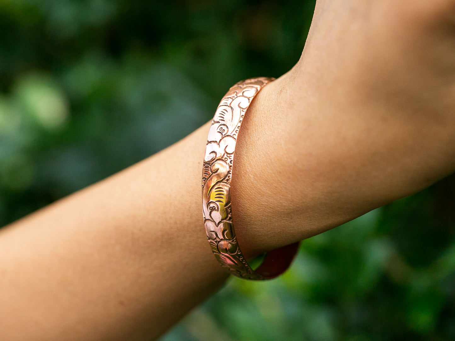Drifting Clouds Copper Bracelet