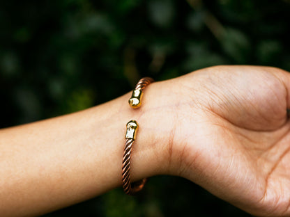 Braided Copper Bracelet
