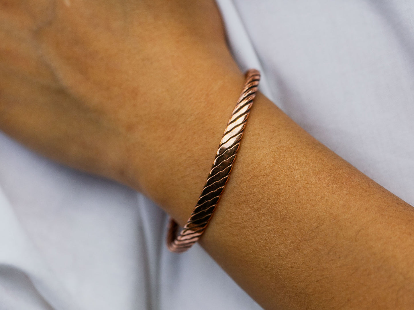 Braided Copper Bracelet