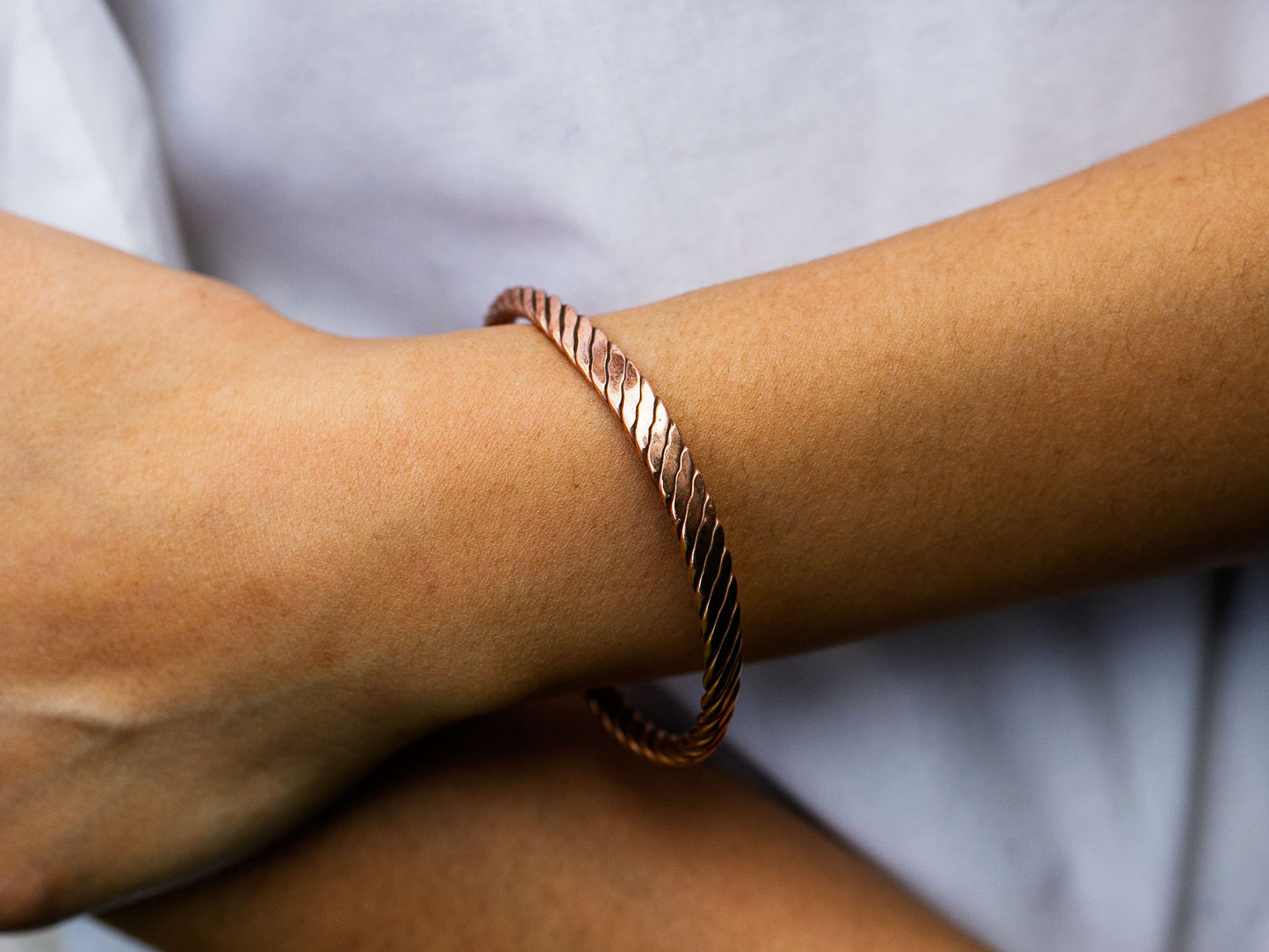 Braided Copper Bracelet