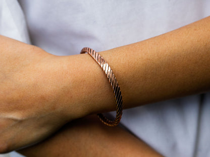 Braided Copper Bracelet