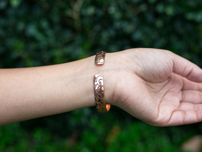 Drifting Clouds Copper Bracelet