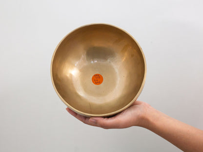Hand Hammered Moon Singing Bowl - Base Note A#3 233 Hz