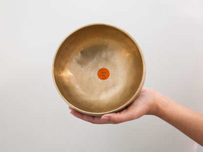 Hand Hammered Moon Singing Bowl - Base Note C4 260 Hz