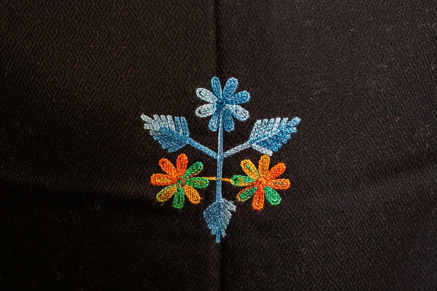 Floral Embroidery Cashmere Shawl (3 options)