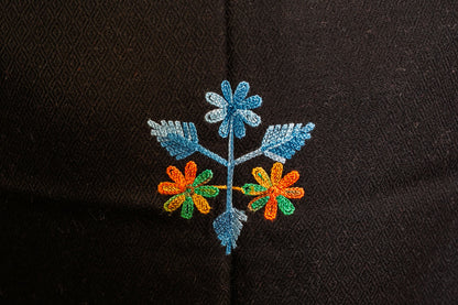 Floral Embroidery Cashmere Shawl (3 options)