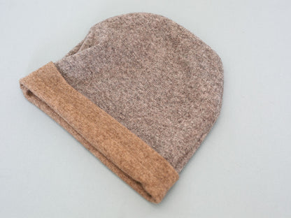 A Grade Fine Reversible Cashmere Beanie