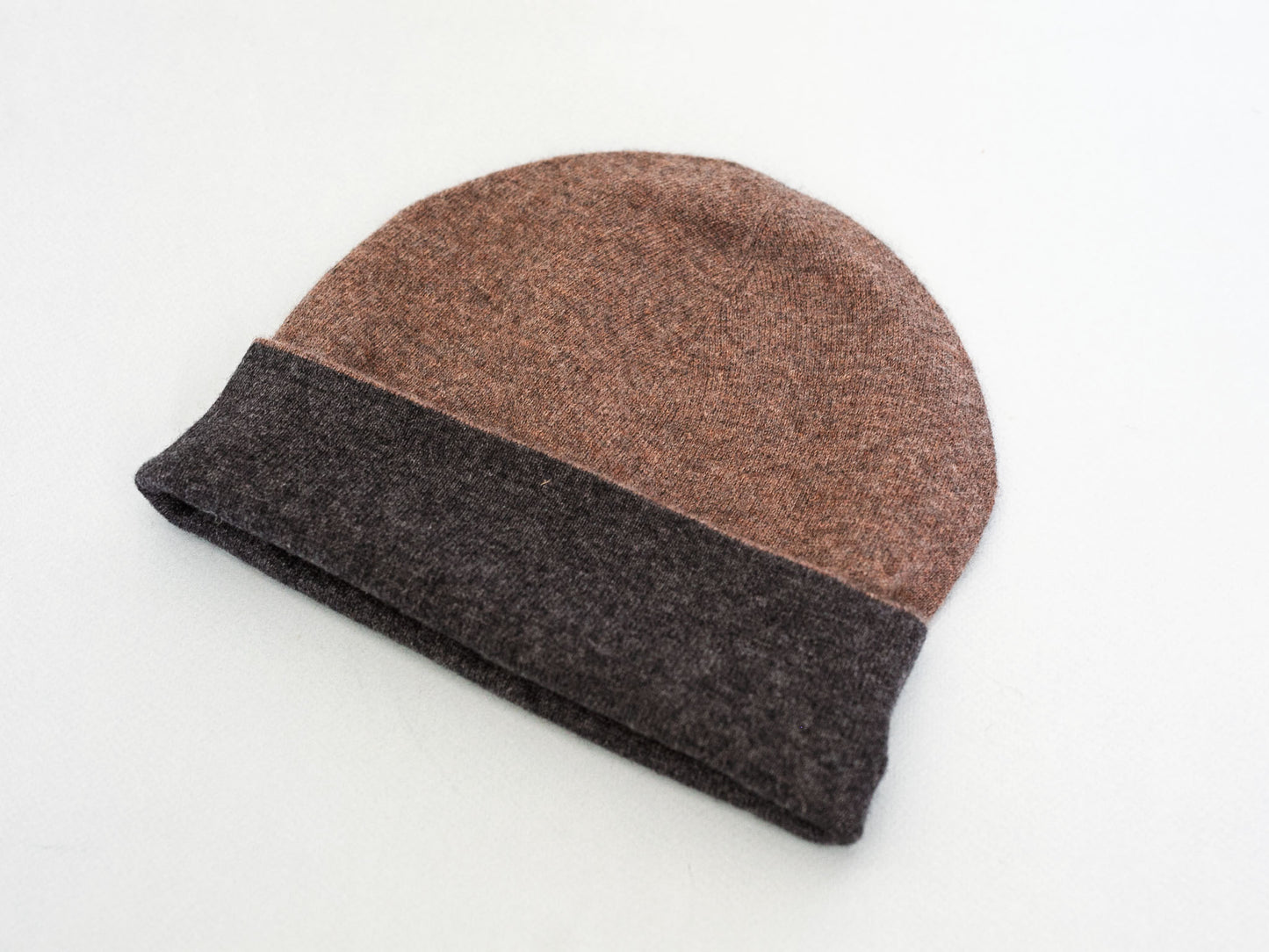 A Grade Fine Reversible Cashmere Beanie