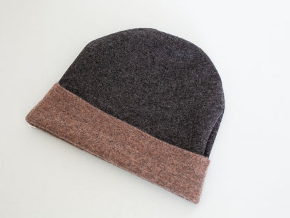 A Grade Fine Reversible Cashmere Beanie