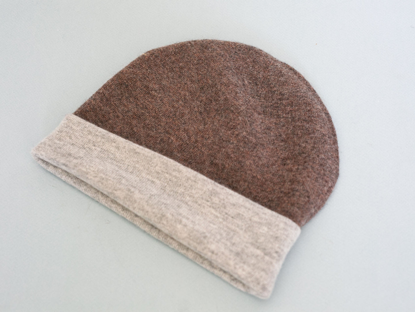 A Grade Fine Reversible Cashmere Beanie