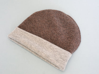 A Grade Fine Reversible Cashmere Beanie