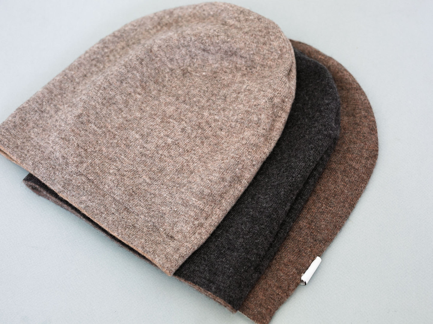 A Grade Fine Reversible Cashmere Beanie