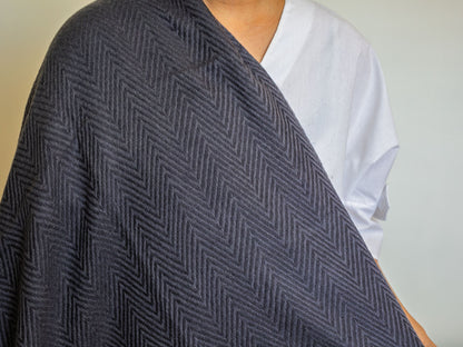 Nepalese 100% Cashmere Shawl (Chevron Pattern) - 3 Colours