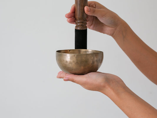Small Tara Singing Bowl - Base Note A#4 (453 Hz)