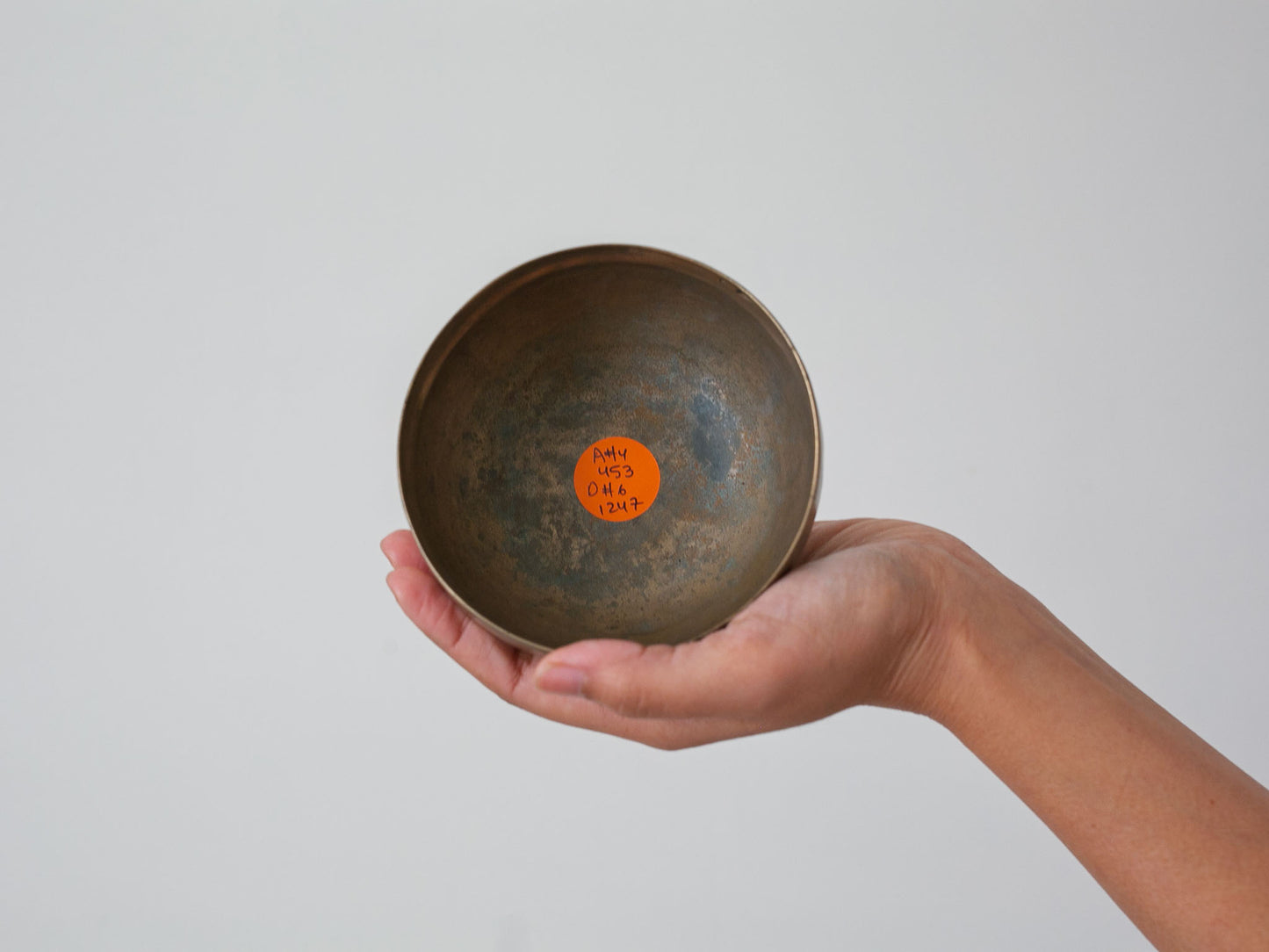 Small Tara Singing Bowl - Base Note A#4 (453 Hz)