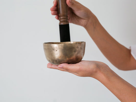 Small Tara Singing Bowl - Base Note G#4 (406 Hz)
