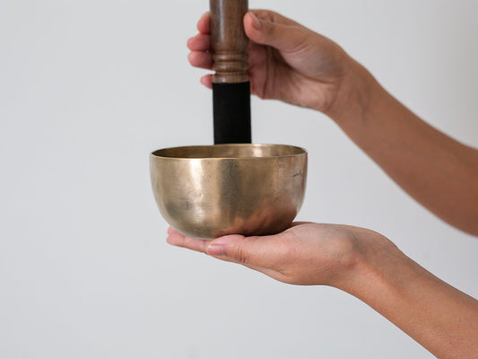 Small Tara Singing Bowl - Base Note G4 (393 Hz)