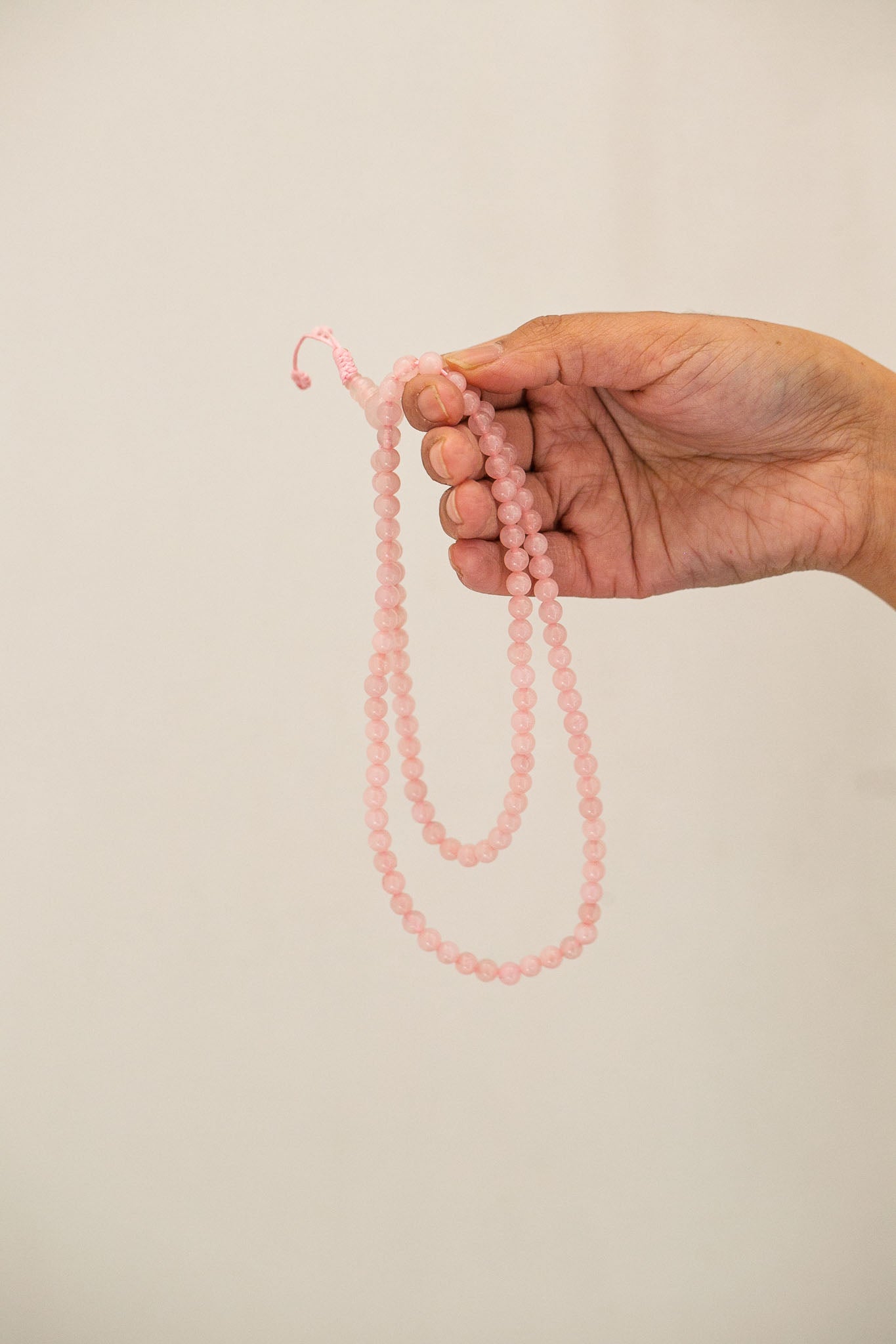 6-7mm 108 beads Rose Quartz Mala