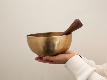 Hand Hammered Singing Bowl - Base Note B3 244 Hz