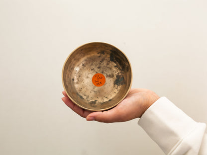 Small Tara Singing Bowl - Base Note F4 (352 Hz)