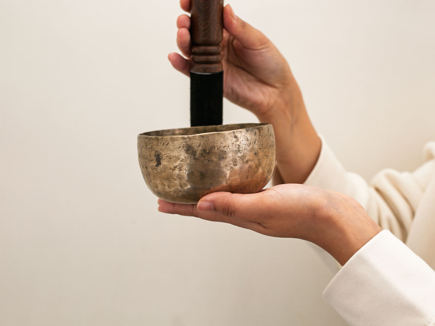 Small Tara Singing Bowl - Base Note A#3 (228 Hz)