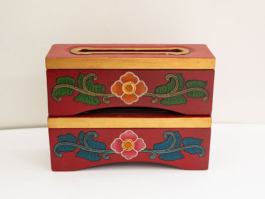 Metok Tibetan Wooden Incense Burner (Small)